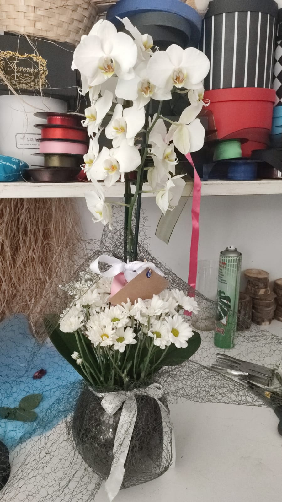 ,orkide-papatya-arajmani
